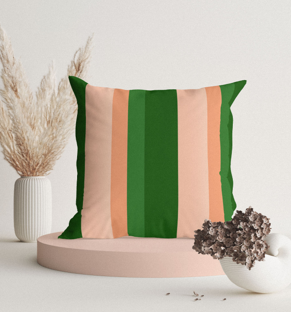 Cushion - Colorblocking Stripes