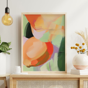 A2 Framed Artwork - Orange