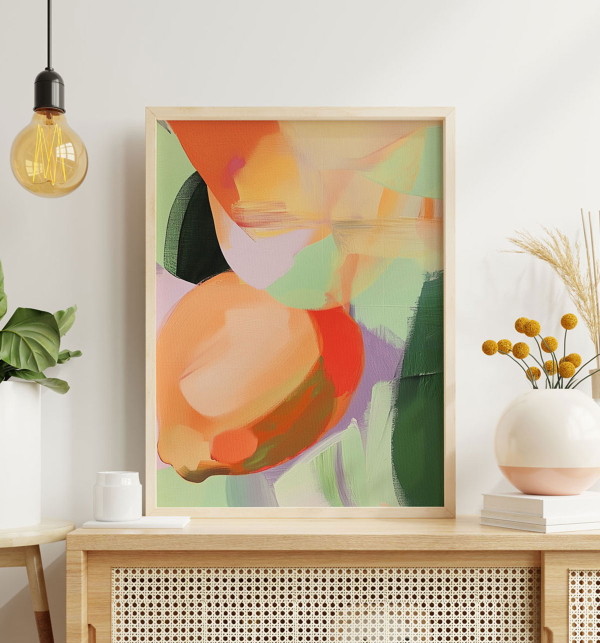 A2 Framed Artwork - Orange